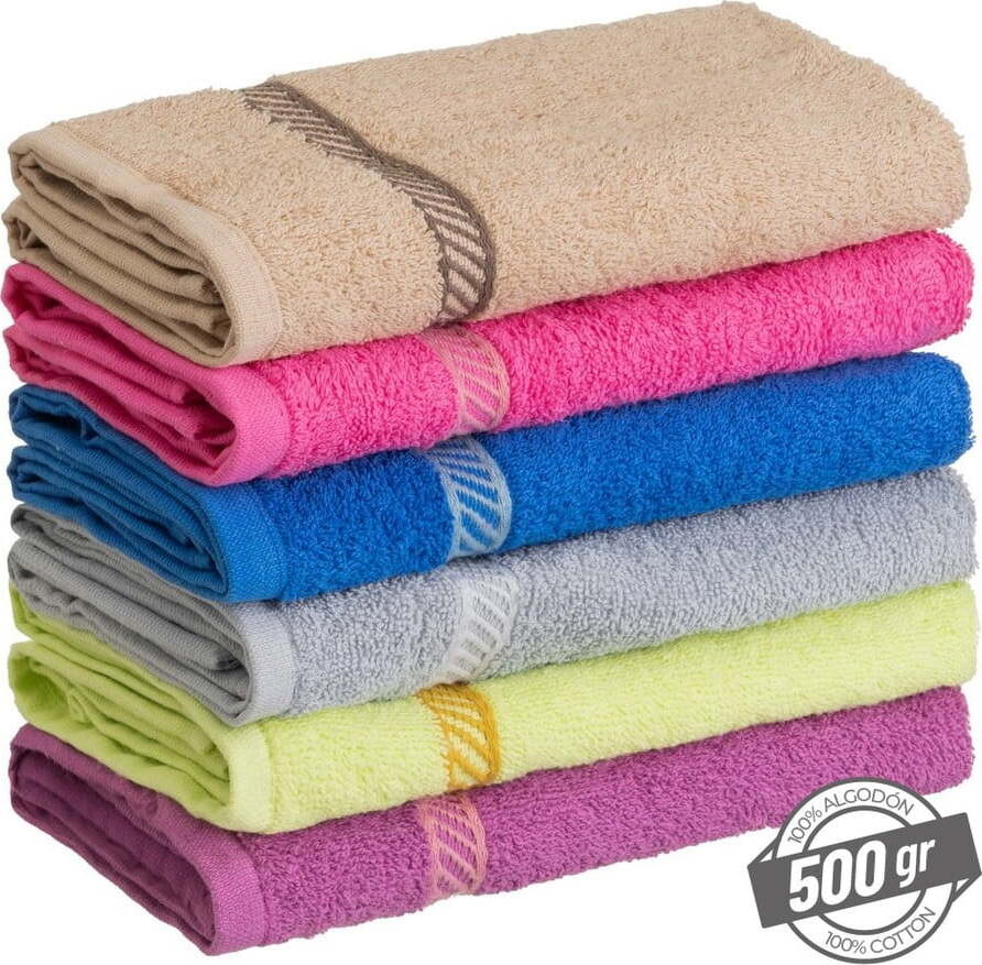 Bavlněné utěrky v sadě 6 ks 50x50 cm – Casa Selección