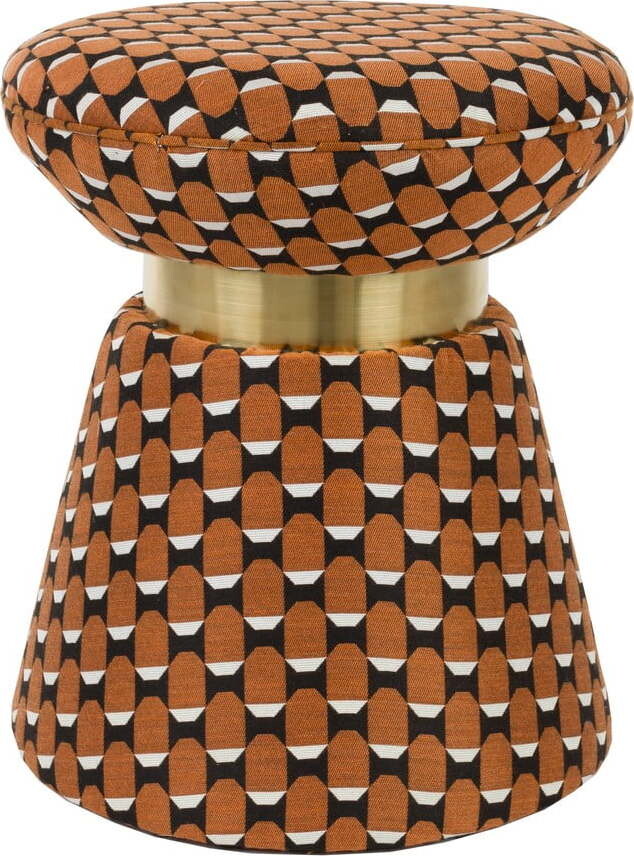 Oranžový taburet Pin – White Label