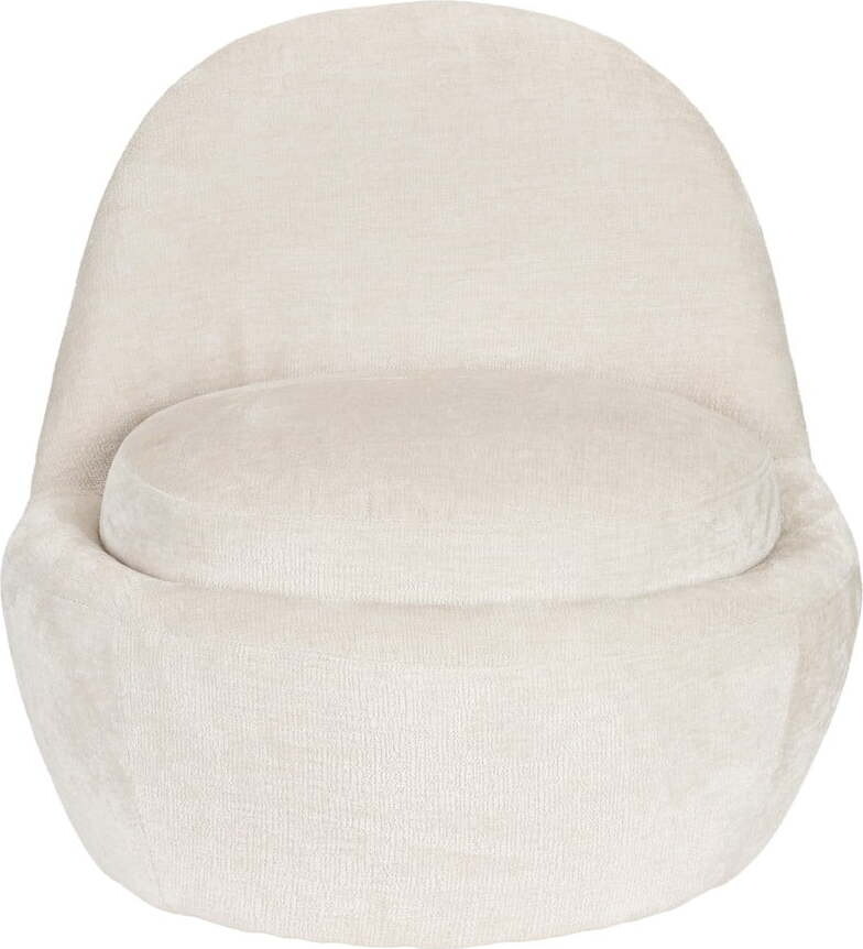 Krémové křeslo Nash – White Label