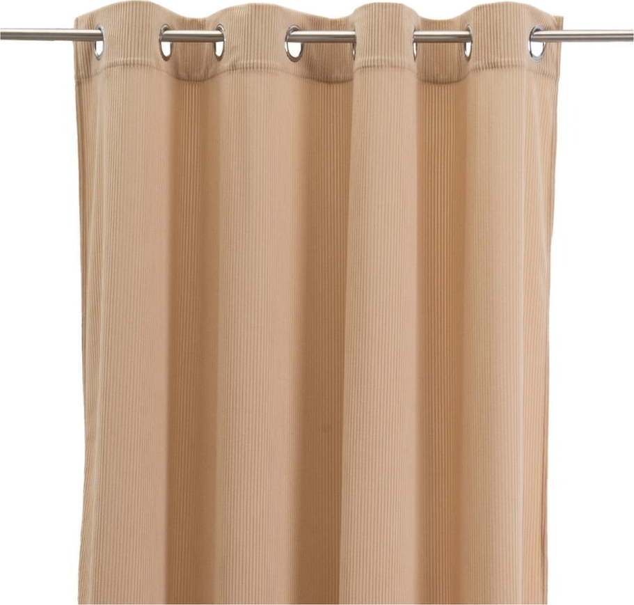 Světle hnědý manšestrový závěs 140x260 cm Merely – Casa Selección