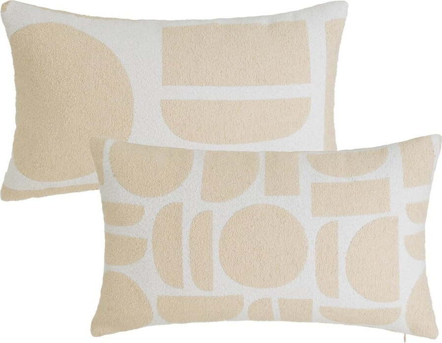 Dekorační polštáře z materiálu bouclé v sadě 2 ks 30x50 cm Mid Century – Casa Selección