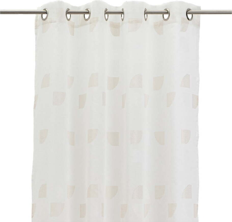 Béžový závěs z žakáru 140x260 cm Mid Century – Casa Selección