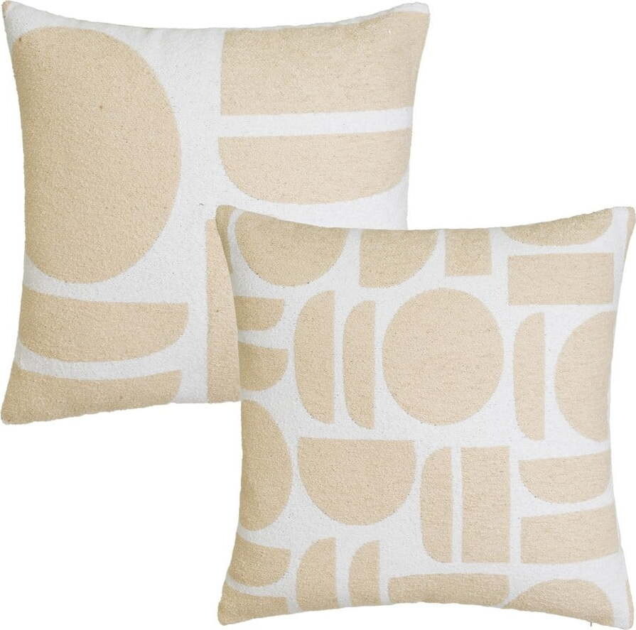Dekorační polštáře z materiálu bouclé v sadě 2 ks 45x45 cm Mid Century – Casa Selección