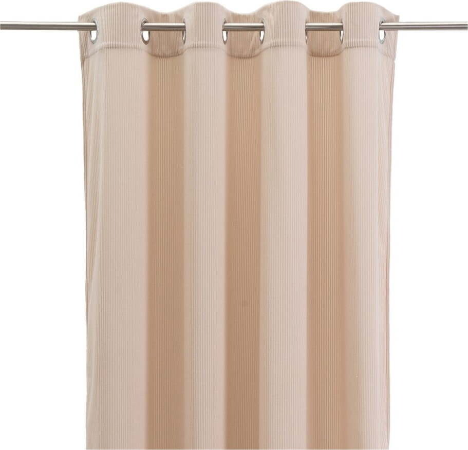 Béžový manšestrový závěs 140x260 cm Merely – Casa Selección