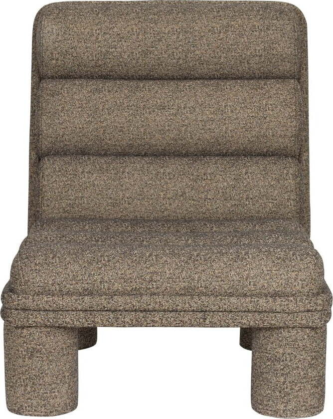 Taupe křeslo z textilie bouclé Fern – Dutchbone