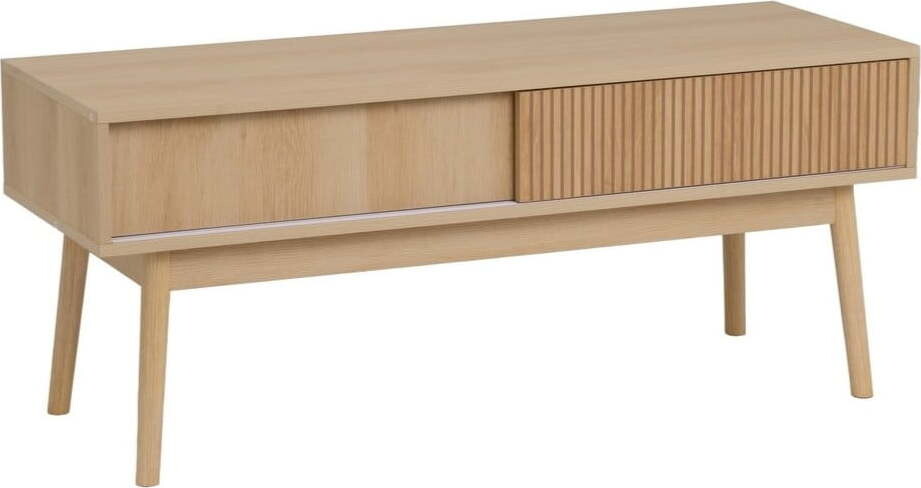 TV stolek v přírodní barvě 115x48x40 cm Naroa – Casa Selección