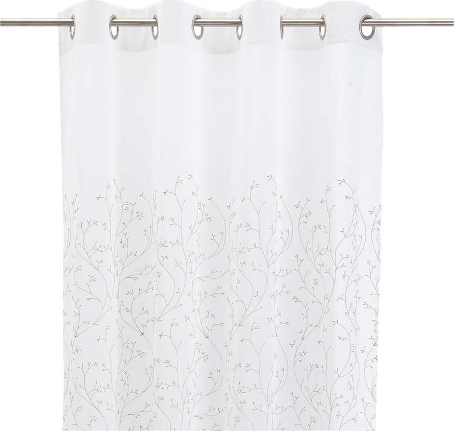 Bílo-béžová záclona 140x260 cm Grow – Casa Selección