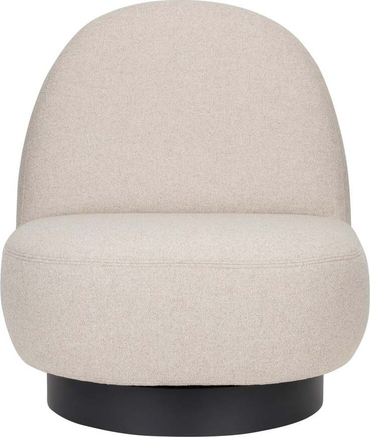 Béžové otočné křeslo Eden – Zuiver