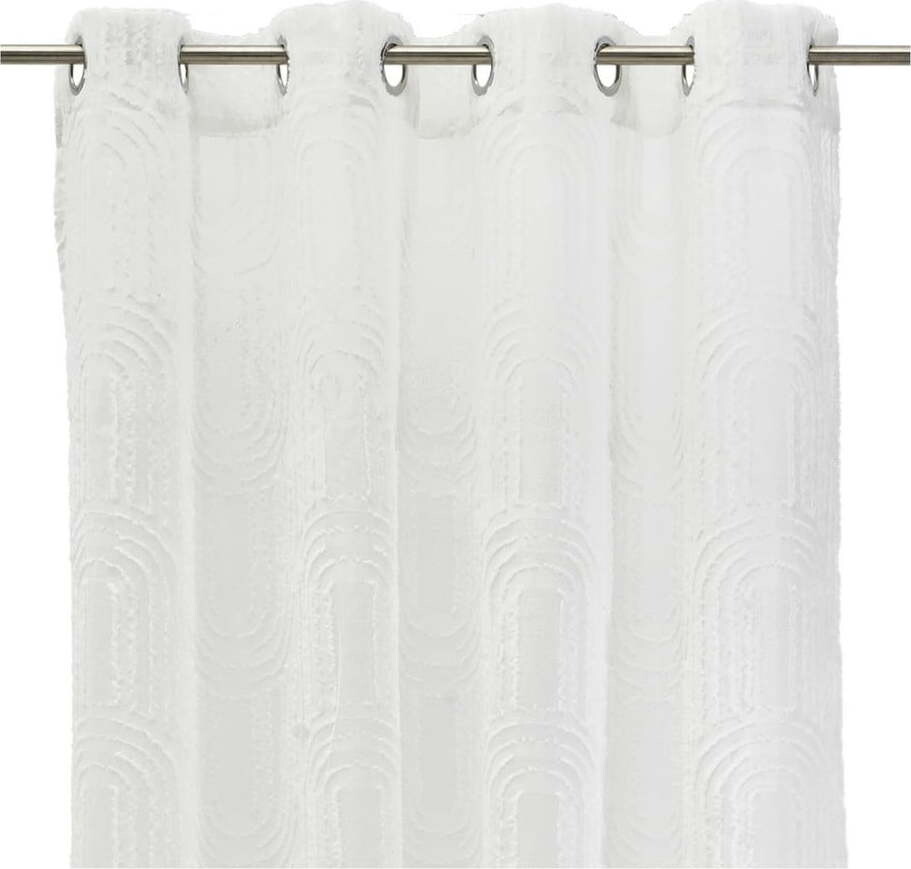 Bílá záclona 140x260 cm Relief Arch – Casa Selección