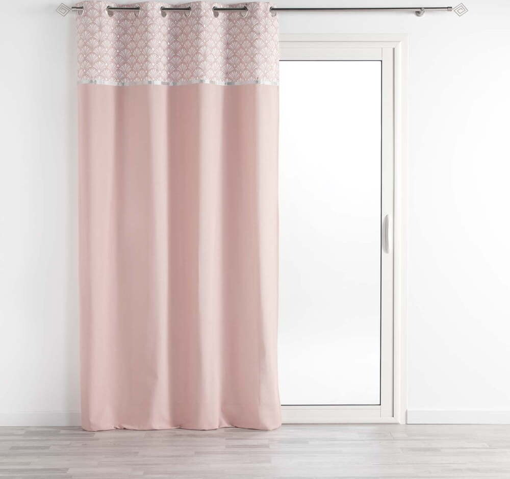 Světle růžový bavlněný závěs 140x240 cm Artchic – douceur d'intérieur