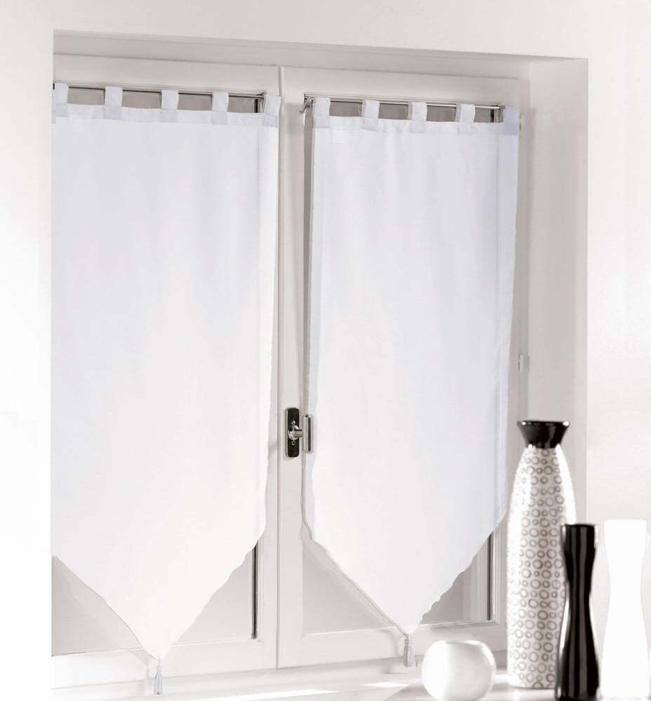 Bílé voálové záclony v sadě 2 ks 60x160 cm Voiline – douceur d'intérieur