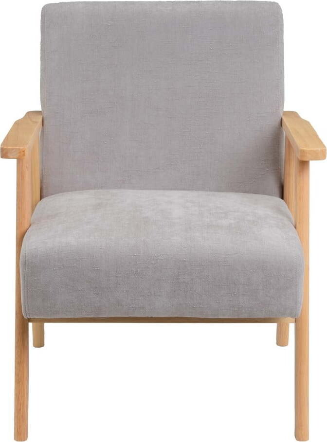 Šedé žinylkové křeslo Vintage – Casa Selección