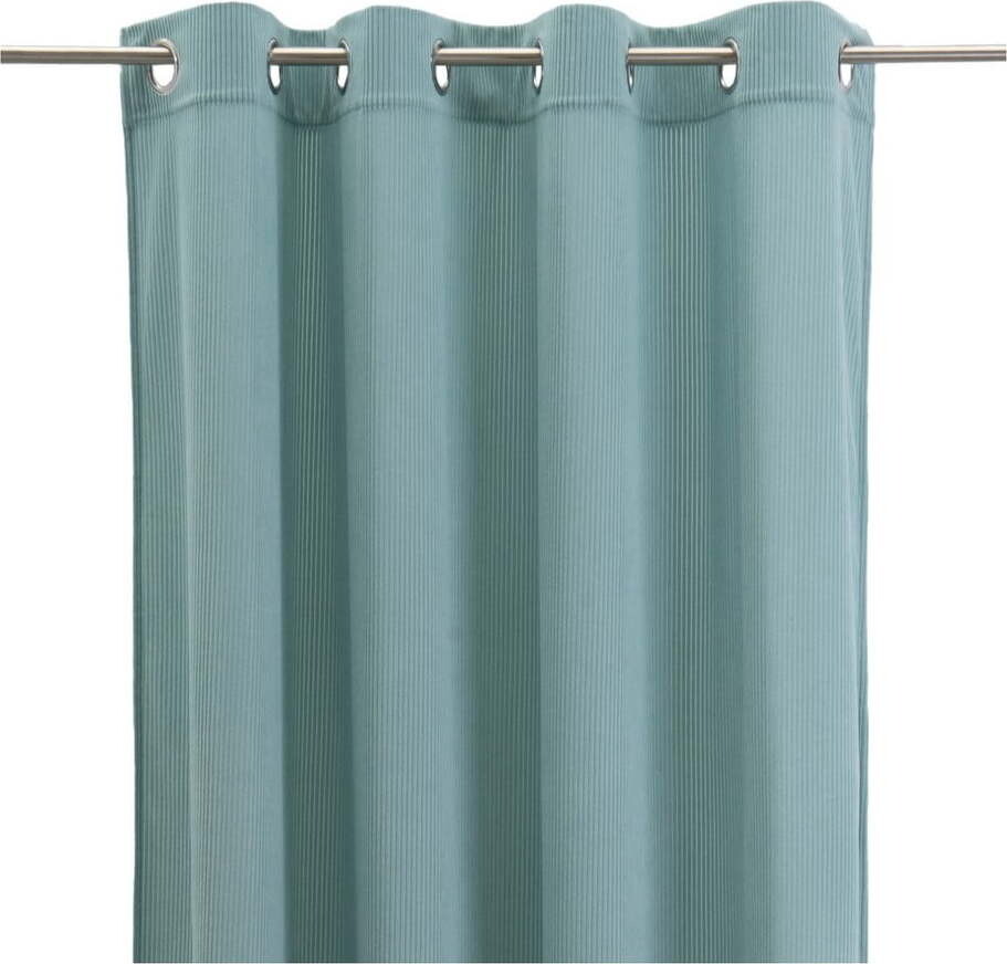 Tyrkysový manšestrový závěs 140x260 cm Merely – Casa Selección