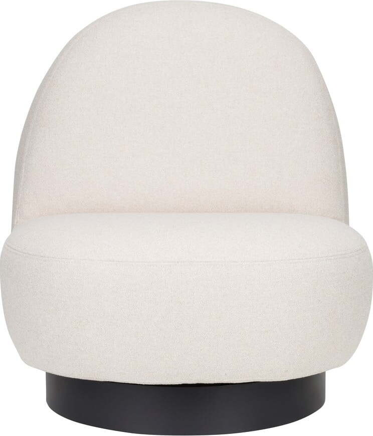 Krémové otočné křeslo Eden – Zuiver