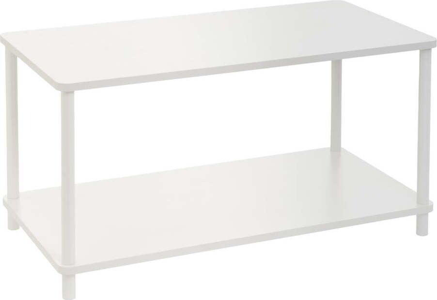 Bílý konferenční stolek 40x80 cm Alba – Casa Selección