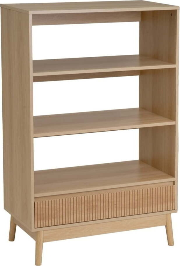 Knihovna v přírodní barvě 80x120x40 cm Naroa – Casa Selección