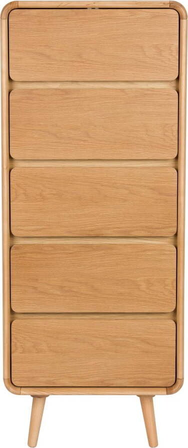 Komoda z jasanového dřeva v přírodní barvě 45x112x40 cm Rise – Zuiver