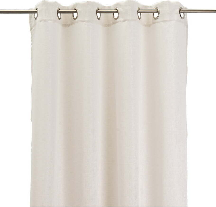 Béžový/ve zlaté barvě závěs z žakáru 140x260 cm Lluvia – Casa Selección