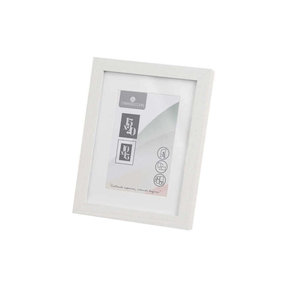 Bílý stojací/na zeď rámeček 17,5x22,5 cm Sencillo – Casa Selección
