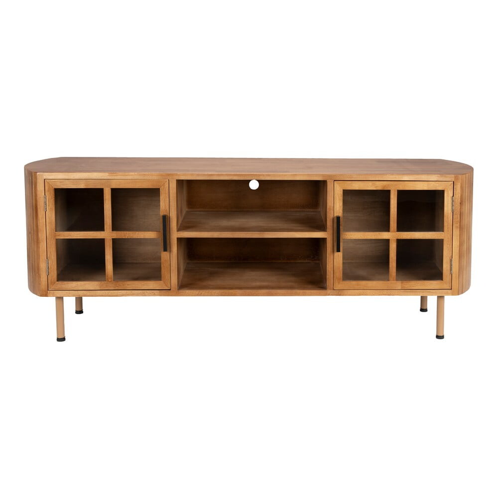 TV stolek z kaučukového dřeva v přírodní barvě 150x55x38 cm Yaz – White Label