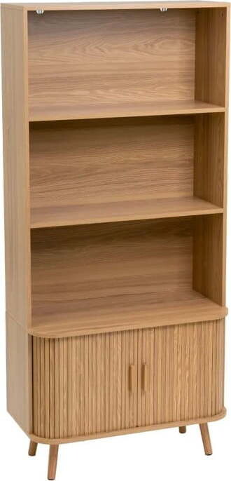 Knihovna v dekoru dubu v přírodní barvě 80x172x40 cm Elia – Casa Selección