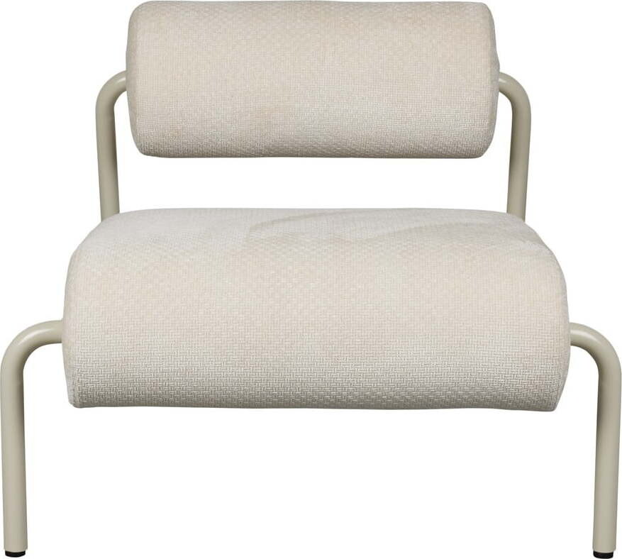 Krémové křeslo Lekima – Zuiver