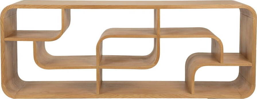 Knihovna z dubového dřeva v přírodní barvě 60x160x35 cm Seven – Zuiver