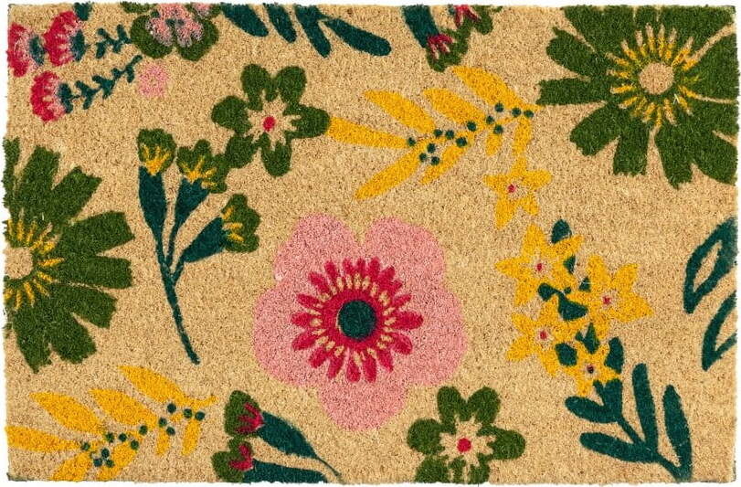 Rohožka z kokosového vlákna 40x60 cm Flora – Casa Selección