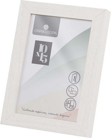 Bílý stojací/na zeď rámeček 12,5x17,5 cm Sencillo – Casa Selección