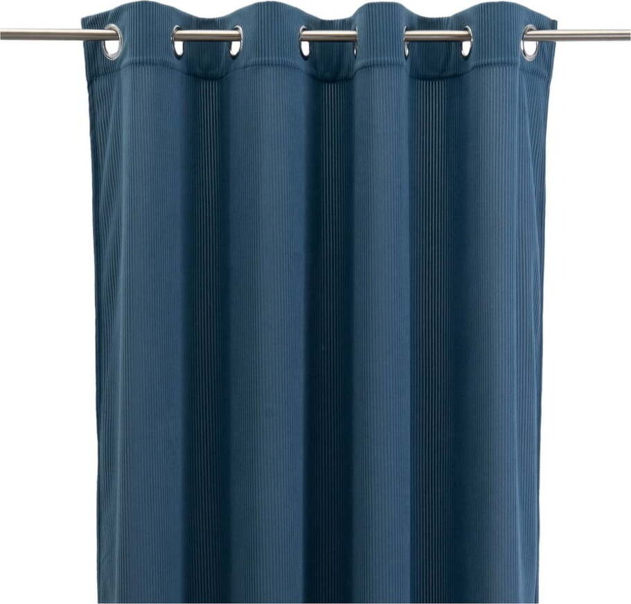 Modrý manšestrový závěs 140x260 cm Merely – Casa Selección