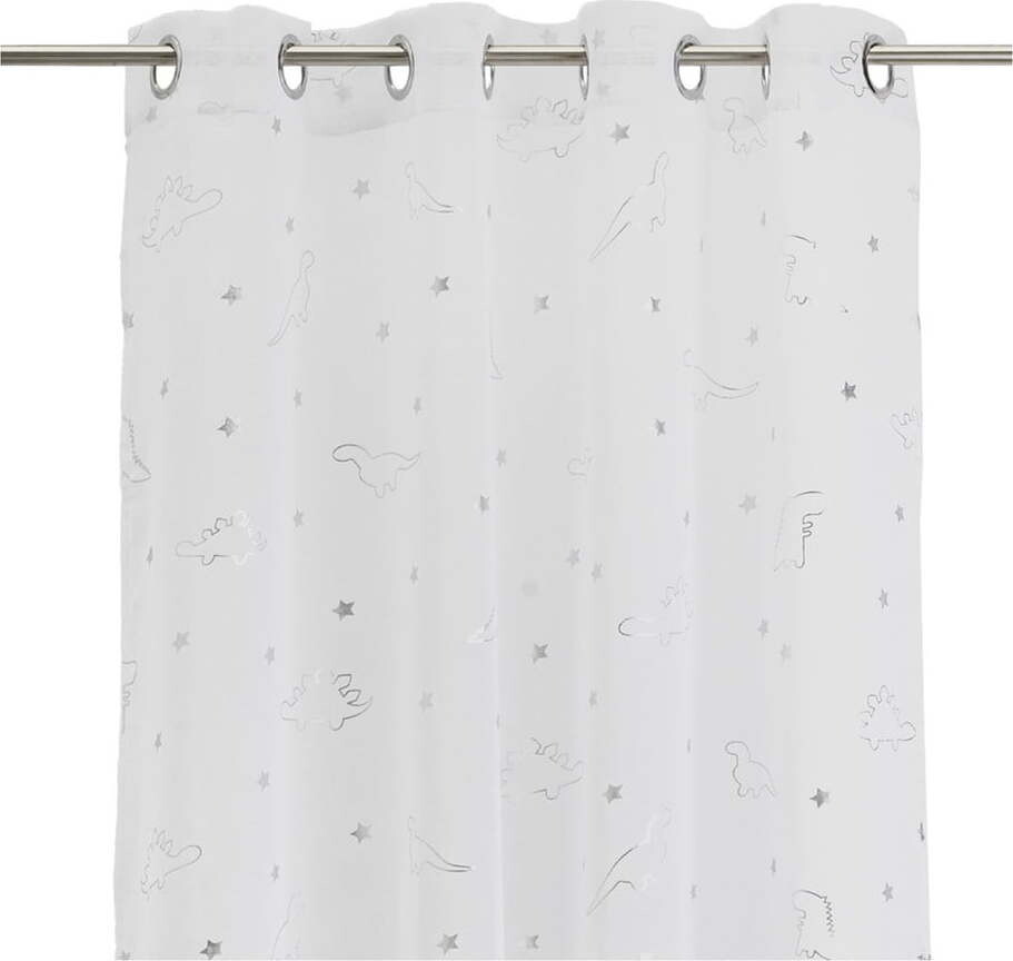 Bílá/ve stříbrné barvě záclona 140x260 cm Dinos – Casa Selección