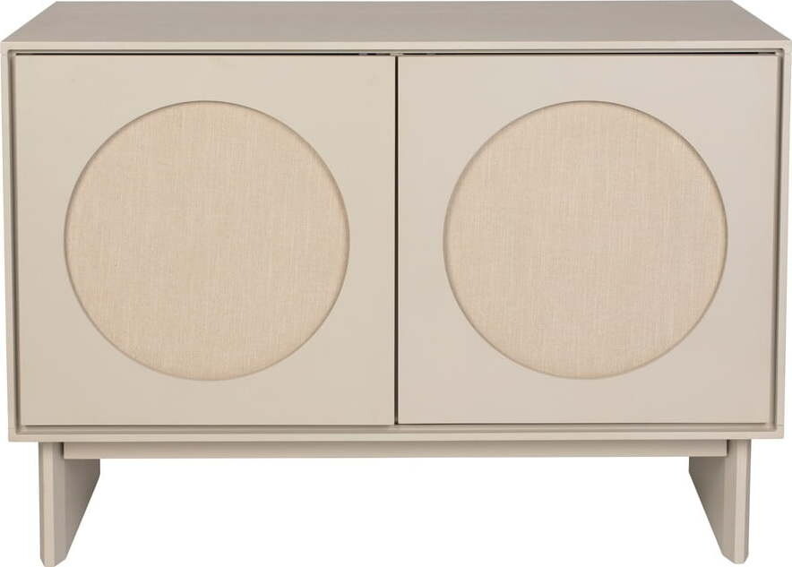 Světle šedá komoda z masivu akácie 100x70x45 cm Twin – Zuiver