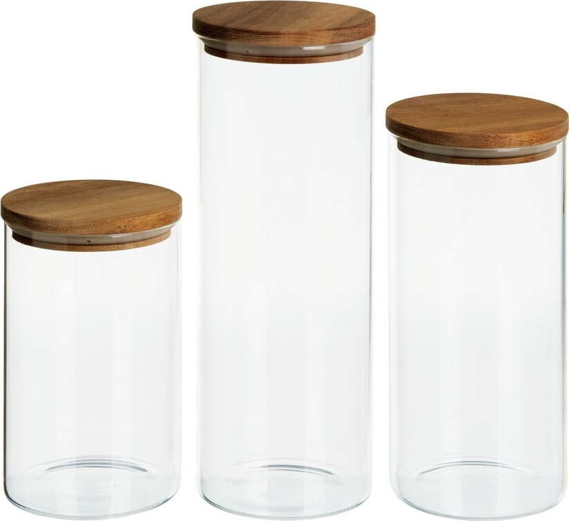 Skleněné dózy na potraviny/na těstoviny v sadě 3 ks – Casa Selección