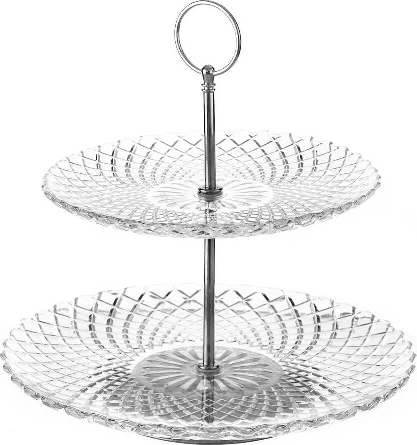 Skleněný etažér Harlequin – Casa Selección