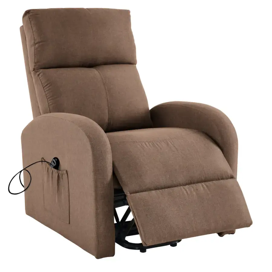 Tempo Kondela Relaxační křeslo NERIS, světle hnědá