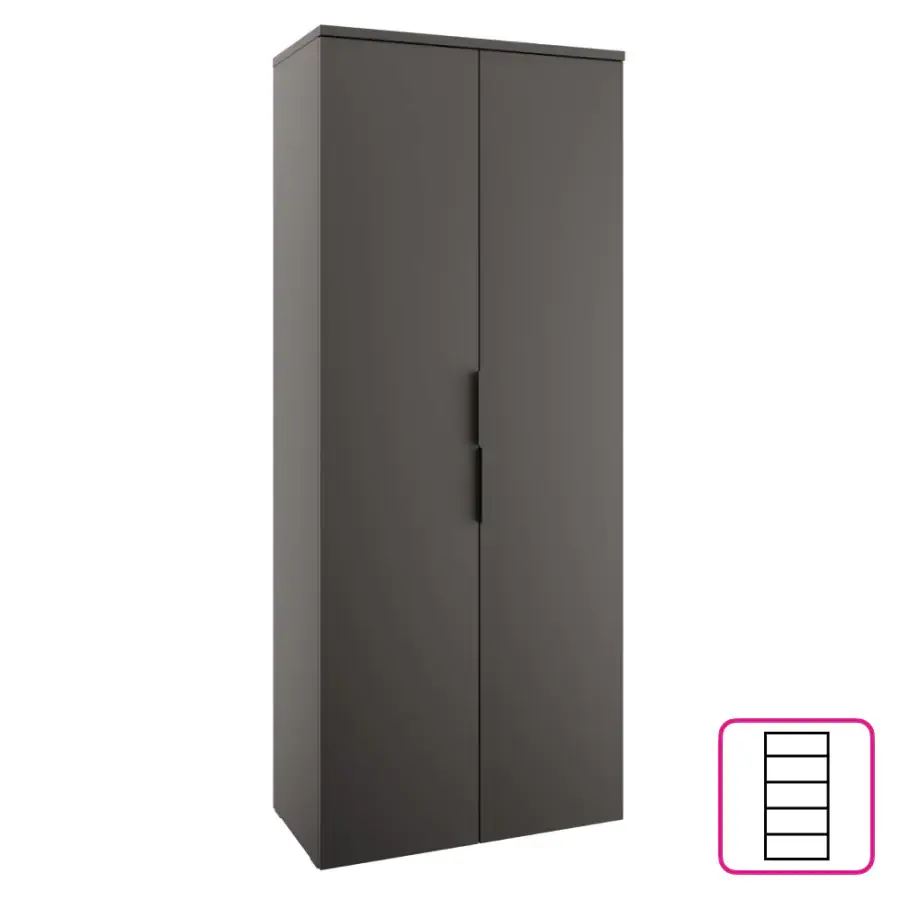 Tempo Kondela Skříň ADAPO ADP01, antracit