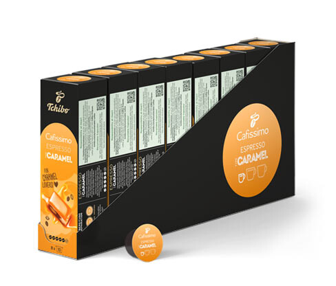 Tchibo - Flavoured Edition: Espresso Caramel – 80 kapslí - Intenzita: 5/6