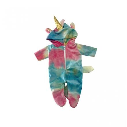 PLEJO Overal jednorožec pro panenku 40 - 43 cm