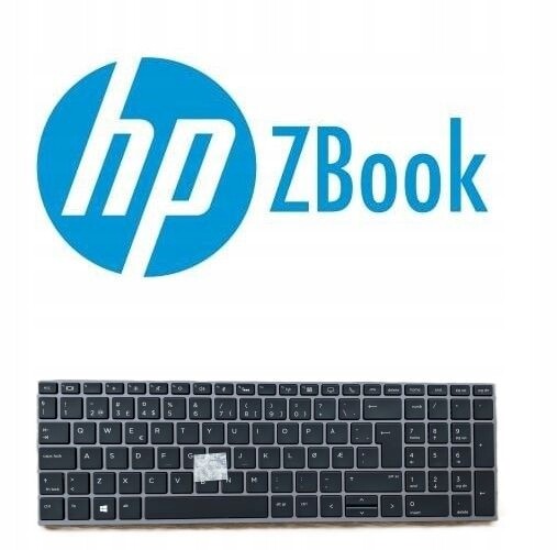 Klávesnice pro notebooky Hp ZBook 15 G6/17 G6 norská Qwerty L28407-091