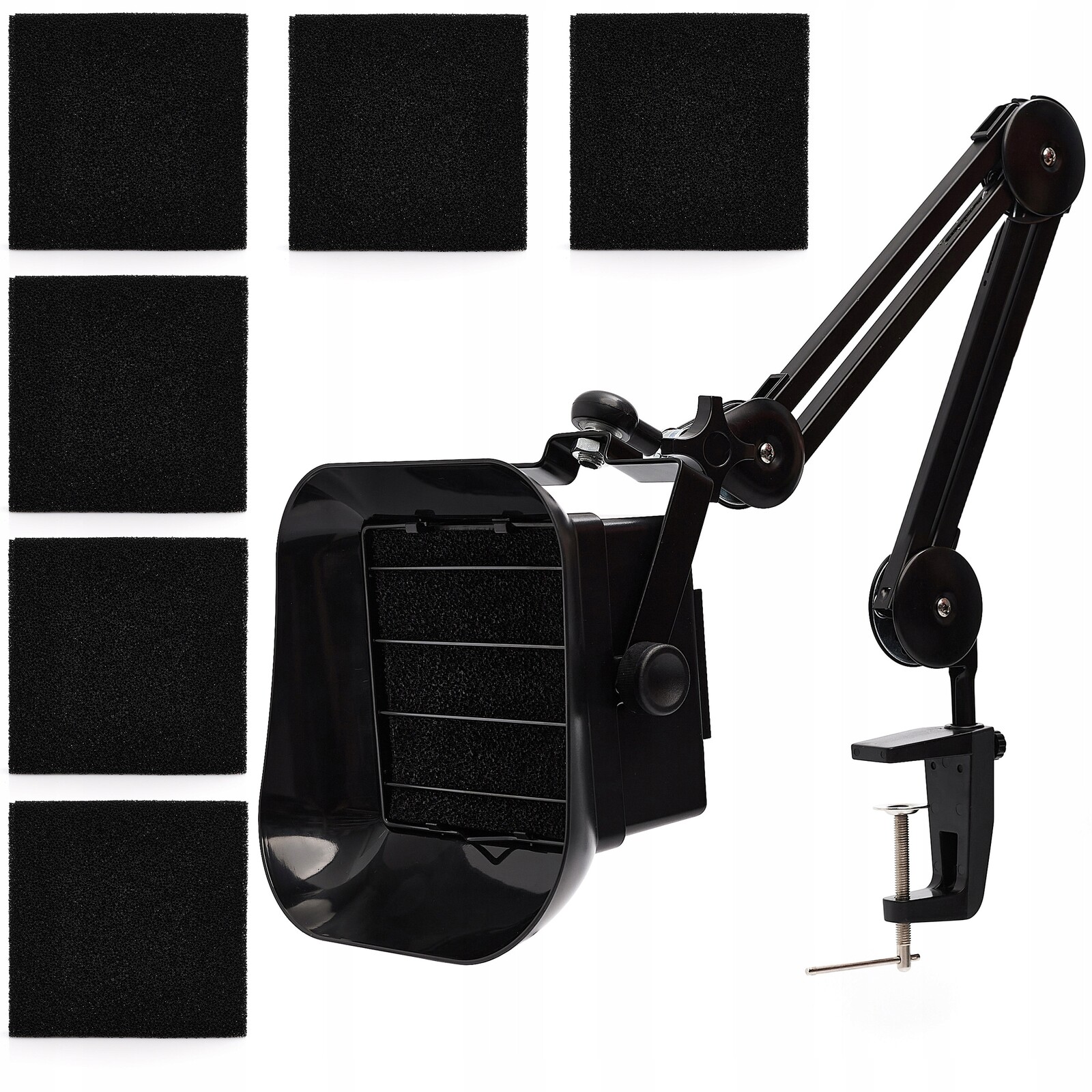 Pohlcovač Kouře Pájecích Výparů 23W Výkonný Odsávač 6x Uhlíkový Filtr