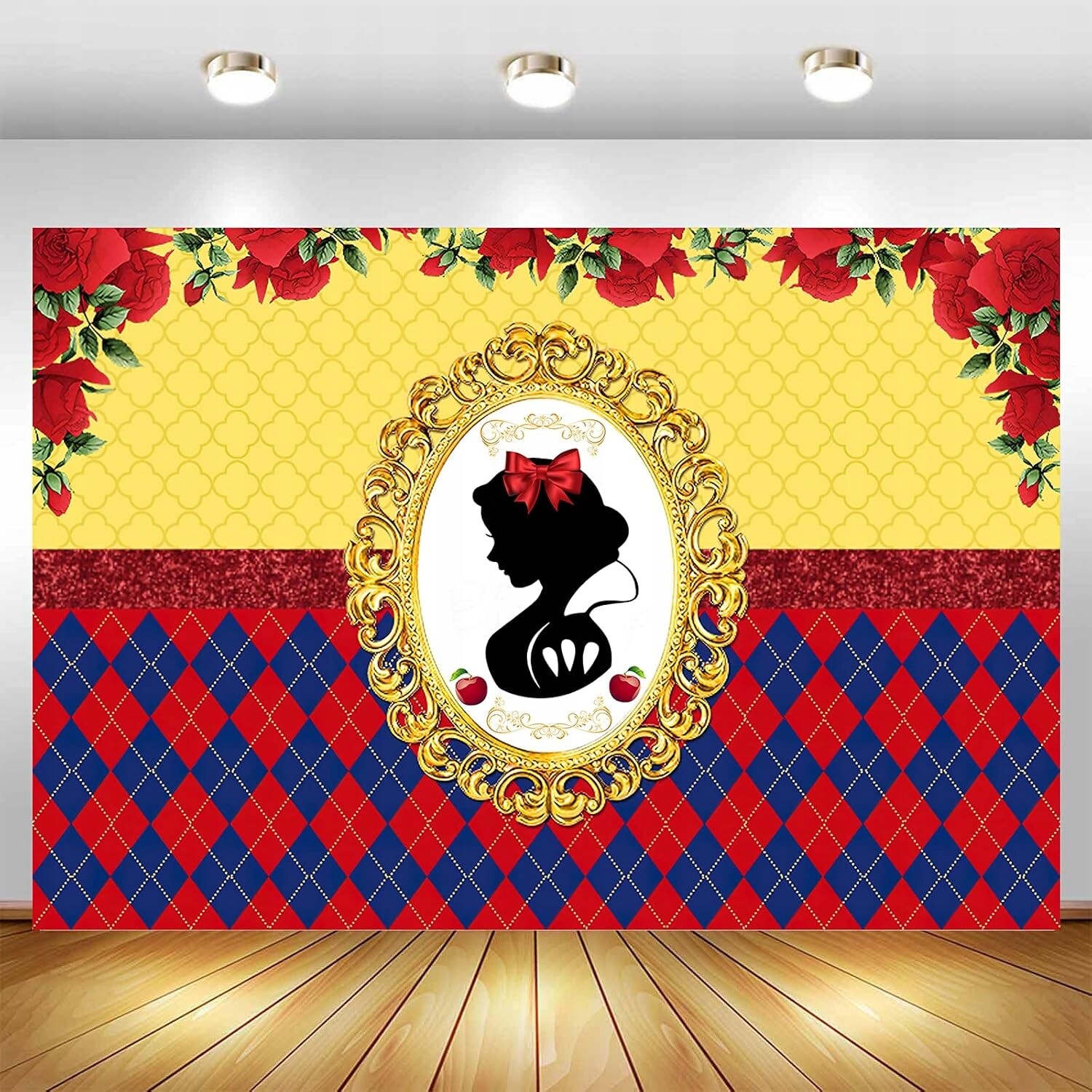 Fotografické Pozadí Princezna Sněhová Koule Dekorace Stěna Pro Fotografie 150*100 CM