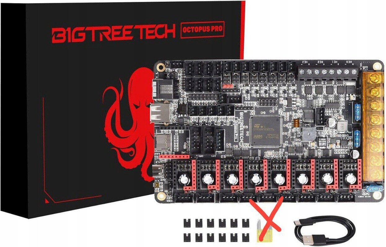 32bitová ovládací deska Bigtreetech Octopus Pro V1.0.1 H723 Není Sada