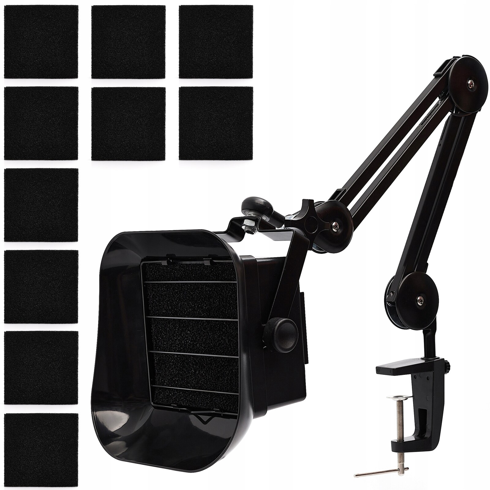 Pohlcovač Pájecího Kouře Výparů 23W Výkonný Odsávač 10x Uhlíkový Filtr