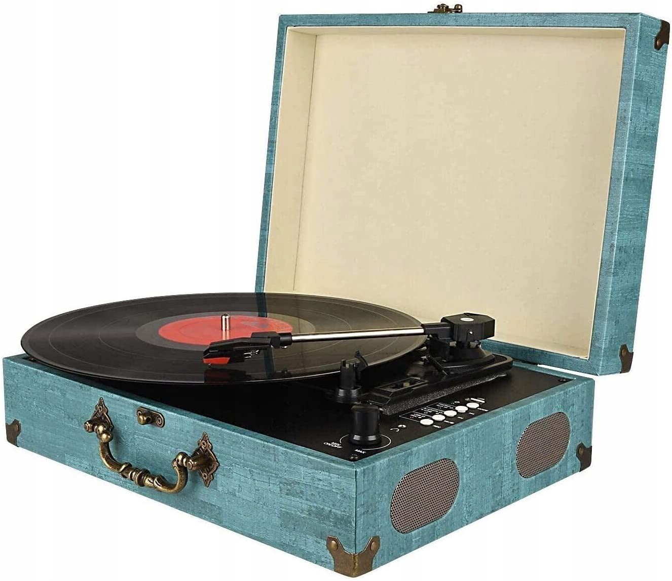 Outlet Retro gramofon Mersoco M435 33/45/78 Bluetooth Aux Rca Popis