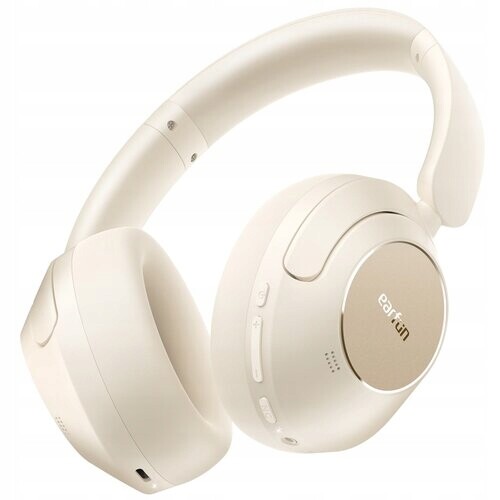 Bezdrátová Bluetooth Sluchátka Do Uší Earfun Wave Pro Anc Béžová