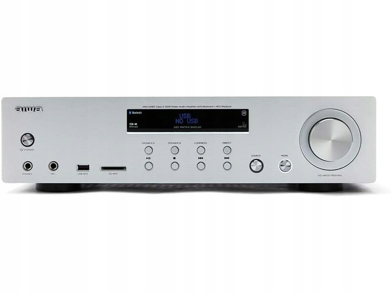 Amplituner 2.0 Bluetooth 5.0 Usb Výkon Hlasitosti 120 W Aiwa AMU-120BT/SL