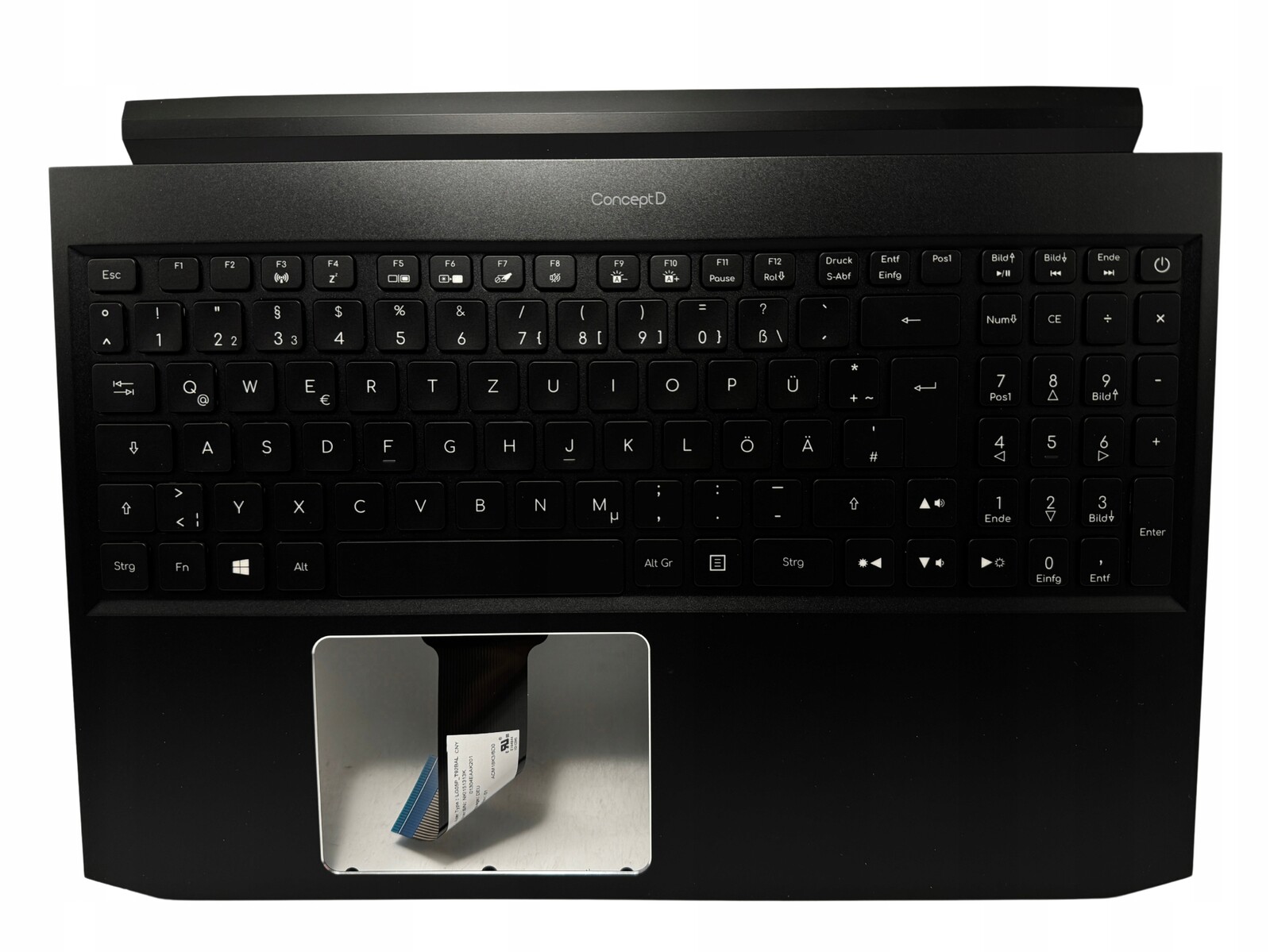 Palmrest horní kryt Acer ConceptD CN515-71P 6B.C4WN2.014