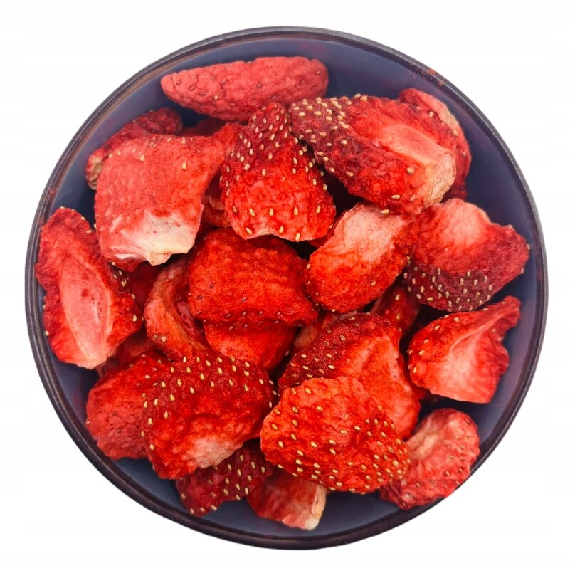 Jahoda Lyofilizovaná lyofilizované jahody plátky 100 g Bakamo