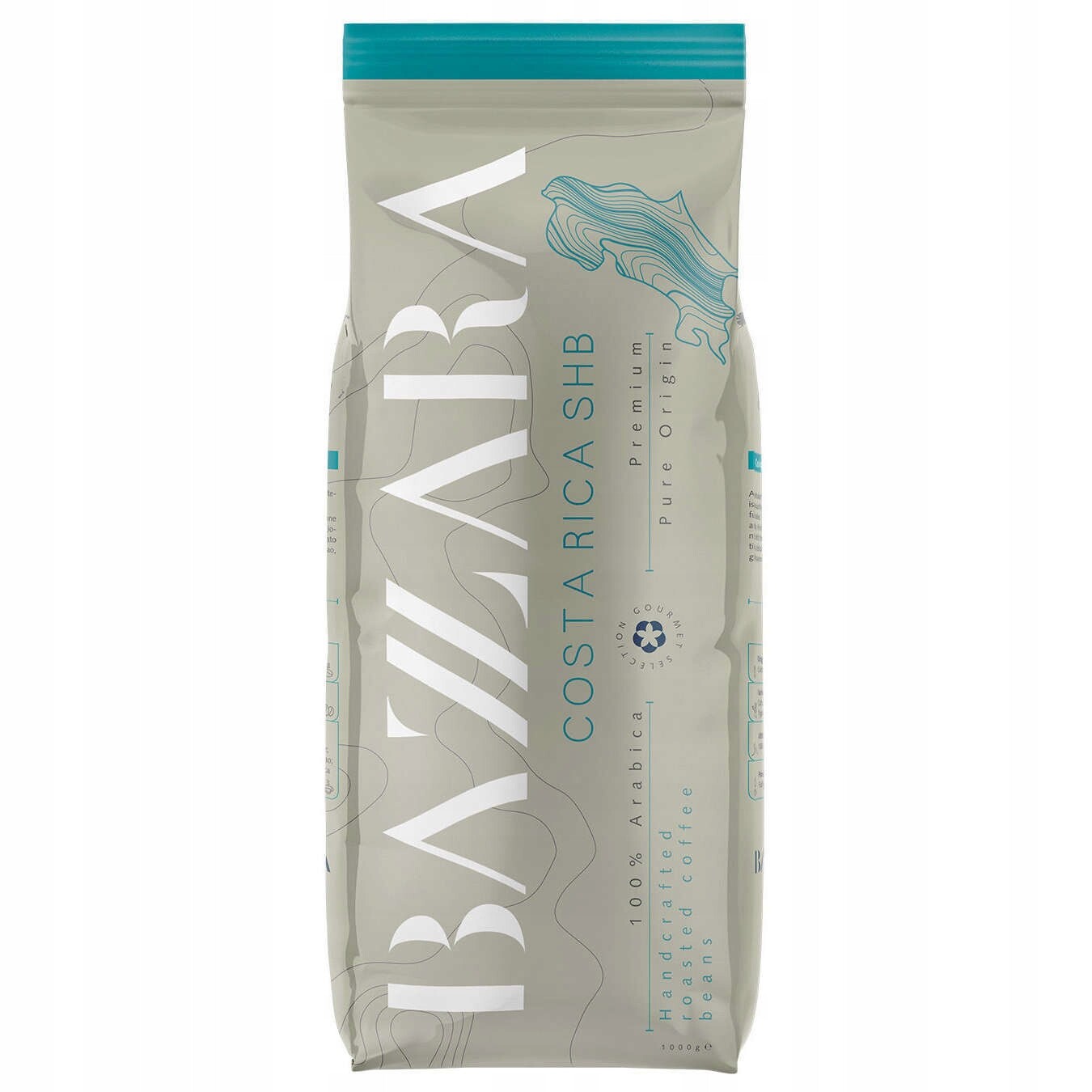 Káva zrnková Bazzara Costarica Tarrazu Shb 1 kg