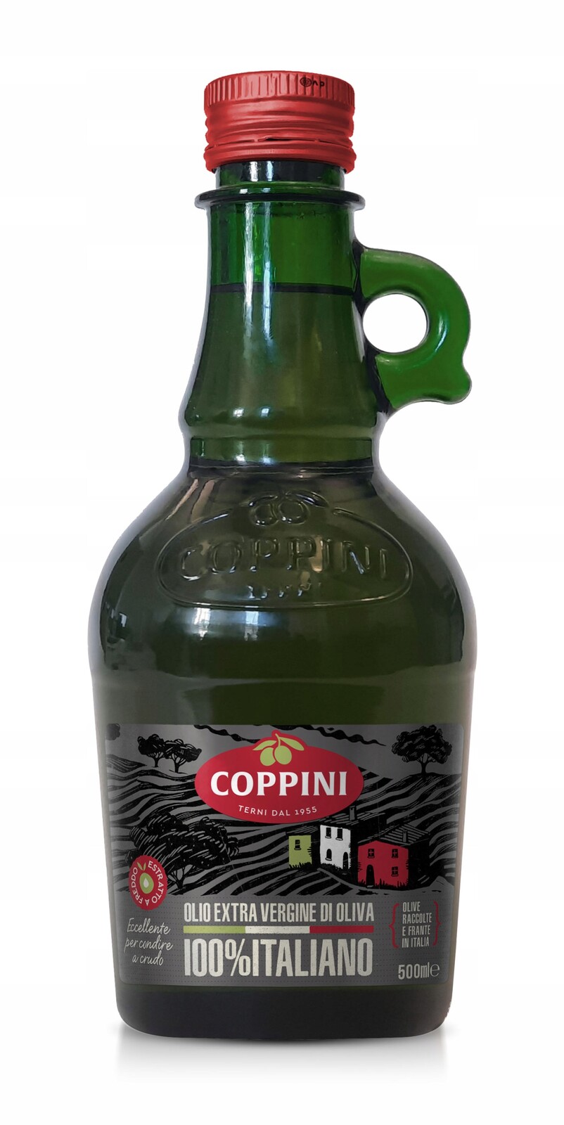 Italský olej 100 % extra panenský galon 500 ml Coppini